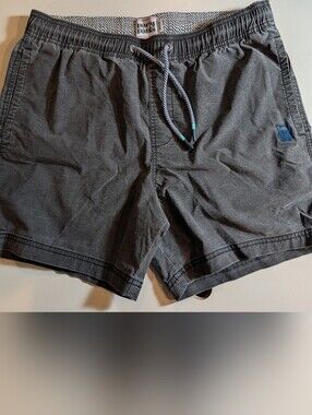 Party Pants Medium Gray  Charcoal Drawstring Shorts